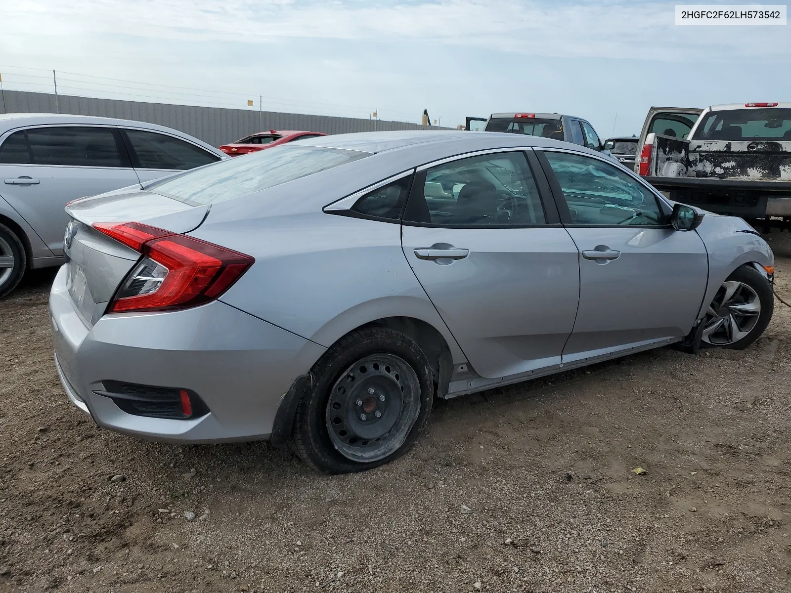 2020 Honda Civic Lx VIN: 2HGFC2F62LH573542 Lot: 65611504