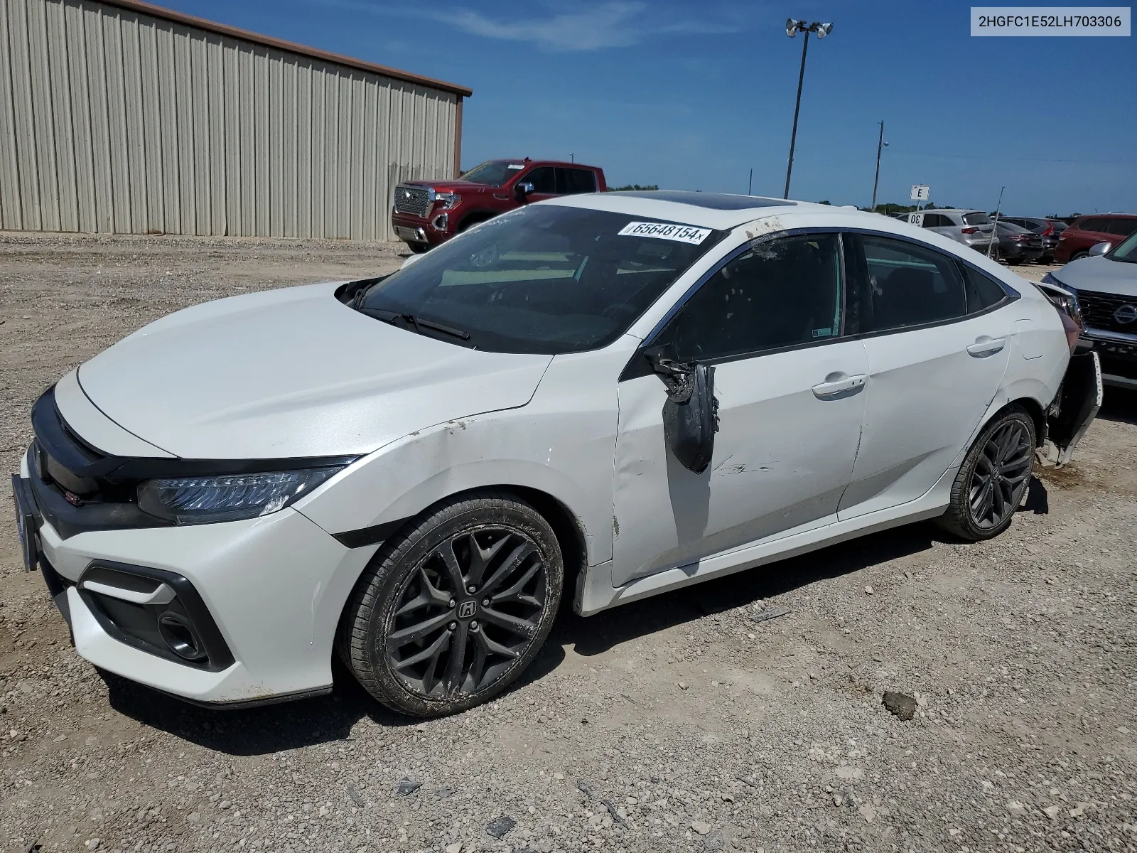 2020 Honda Civic Si VIN: 2HGFC1E52LH703306 Lot: 65648154