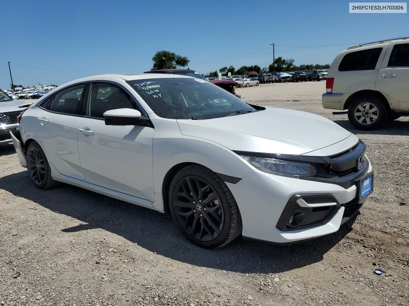 2020 Honda Civic Si VIN: 2HGFC1E52LH703306 Lot: 65648154