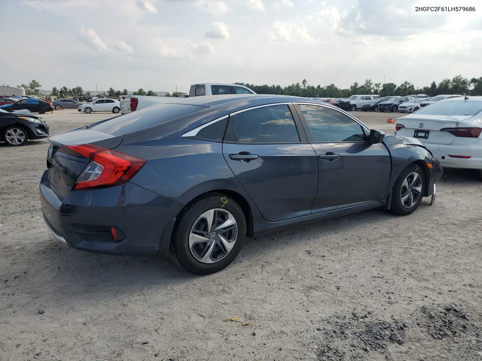 2020 Honda Civic Lx VIN: 2HGFC2F61LH579686 Lot: 66045654