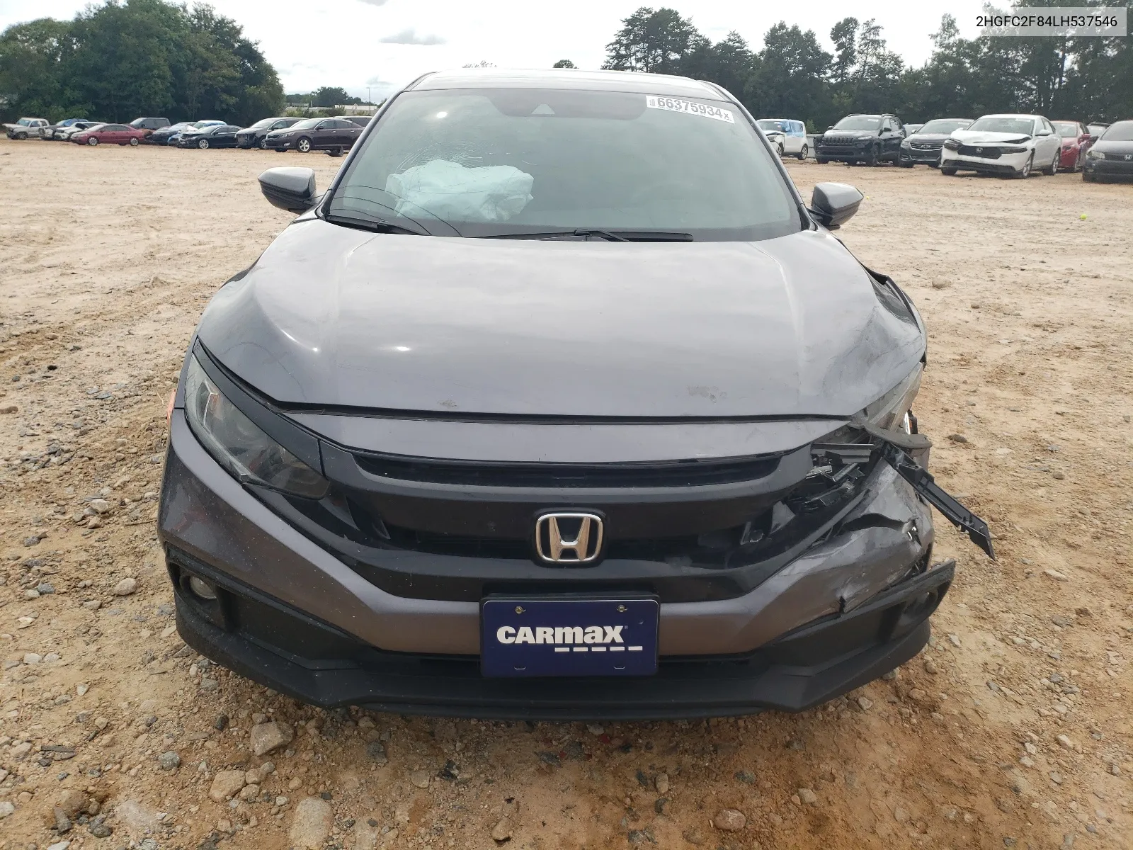 2020 Honda Civic Sport VIN: 2HGFC2F84LH537546 Lot: 66375934