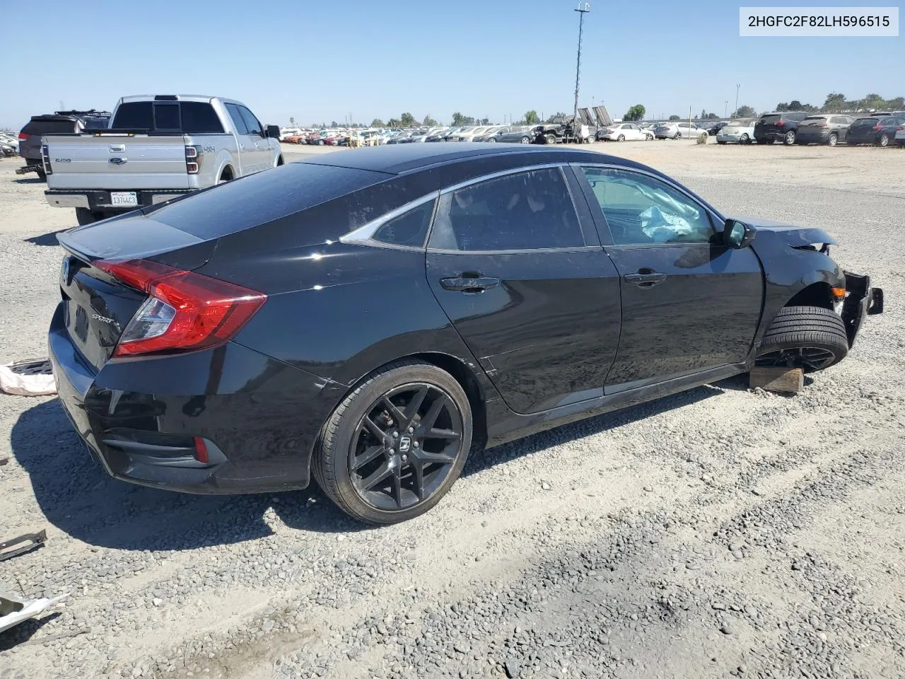 2HGFC2F82LH596515 2020 Honda Civic Sport