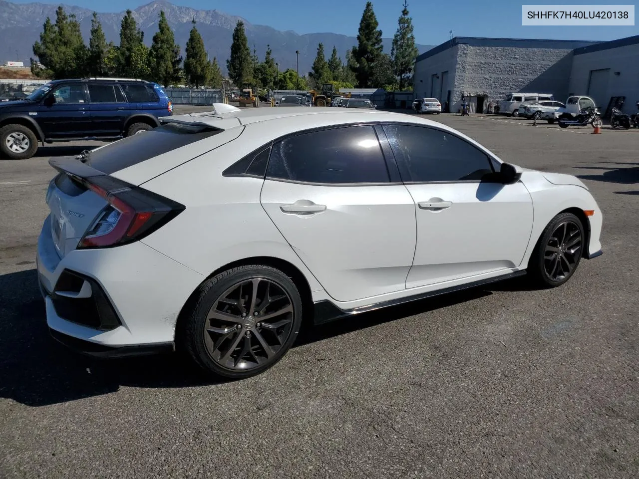 SHHFK7H40LU420138 2020 Honda Civic Sport