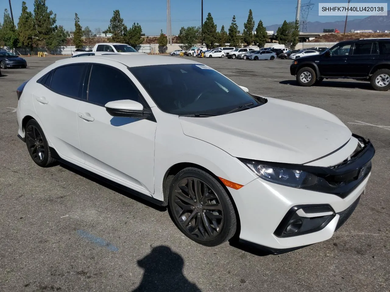 2020 Honda Civic Sport VIN: SHHFK7H40LU420138 Lot: 66803714