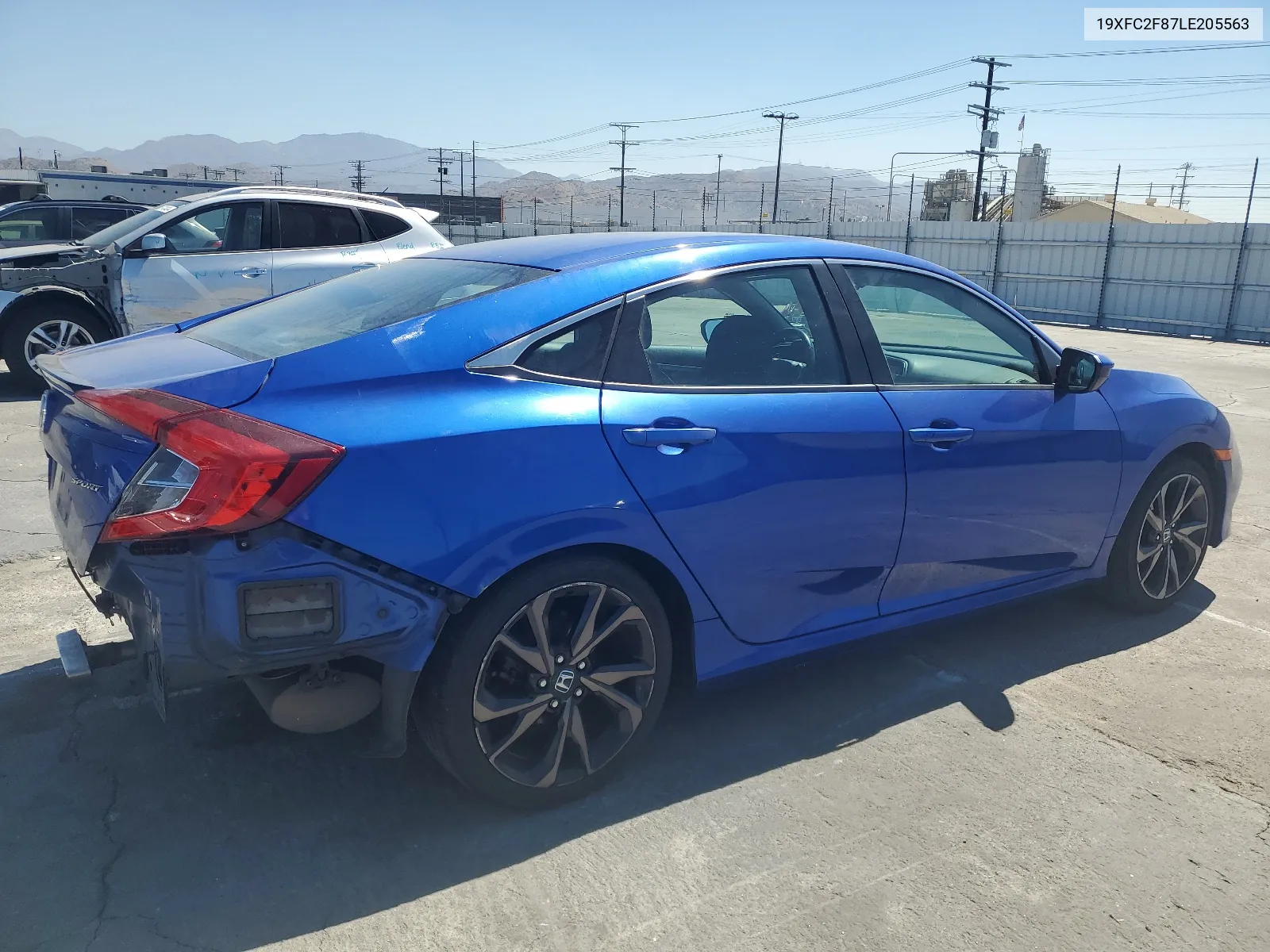 2020 Honda Civic Sport VIN: 19XFC2F87LE205563 Lot: 67097444