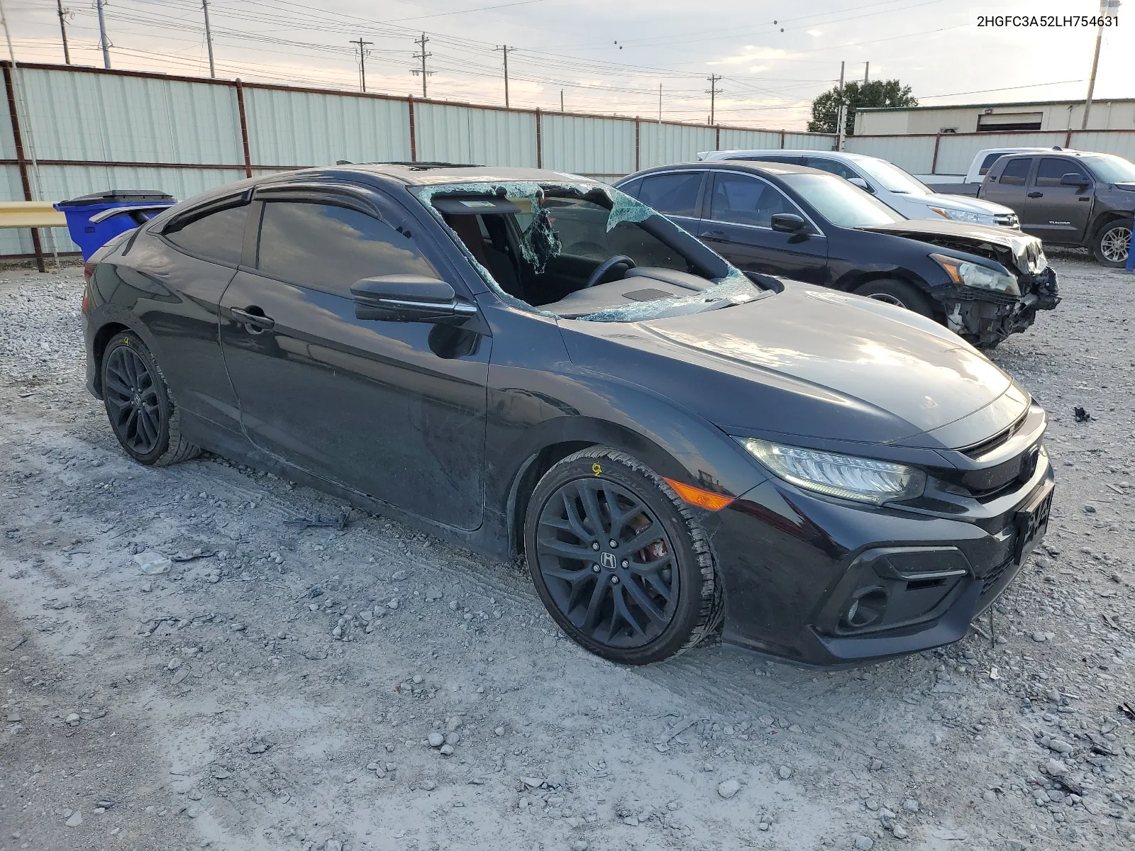 2020 Honda Civic Si VIN: 2HGFC3A52LH754631 Lot: 67105094