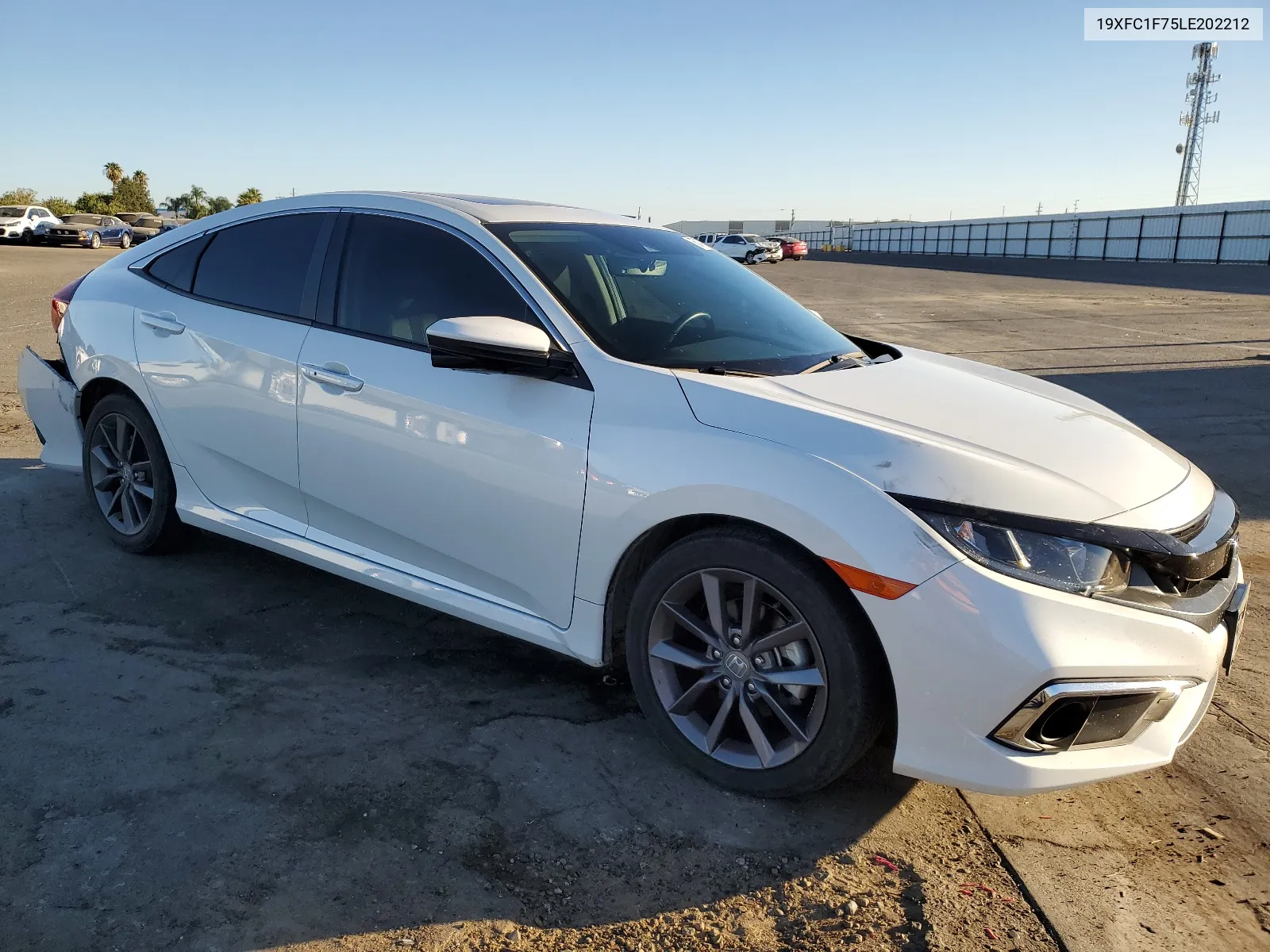 2020 Honda Civic Exl VIN: 19XFC1F75LE202212 Lot: 67473024