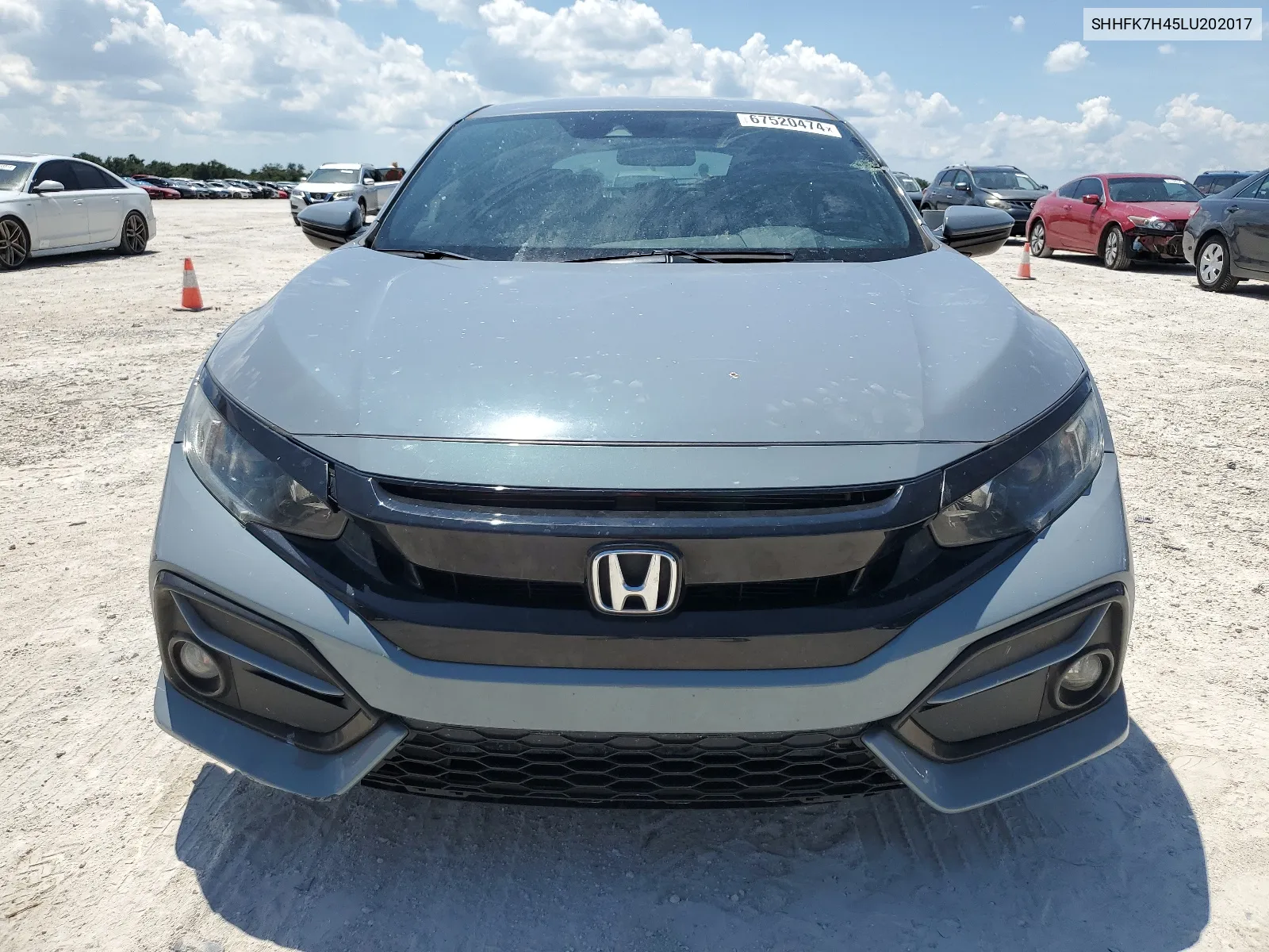 2020 Honda Civic Sport VIN: SHHFK7H45LU202017 Lot: 67520474