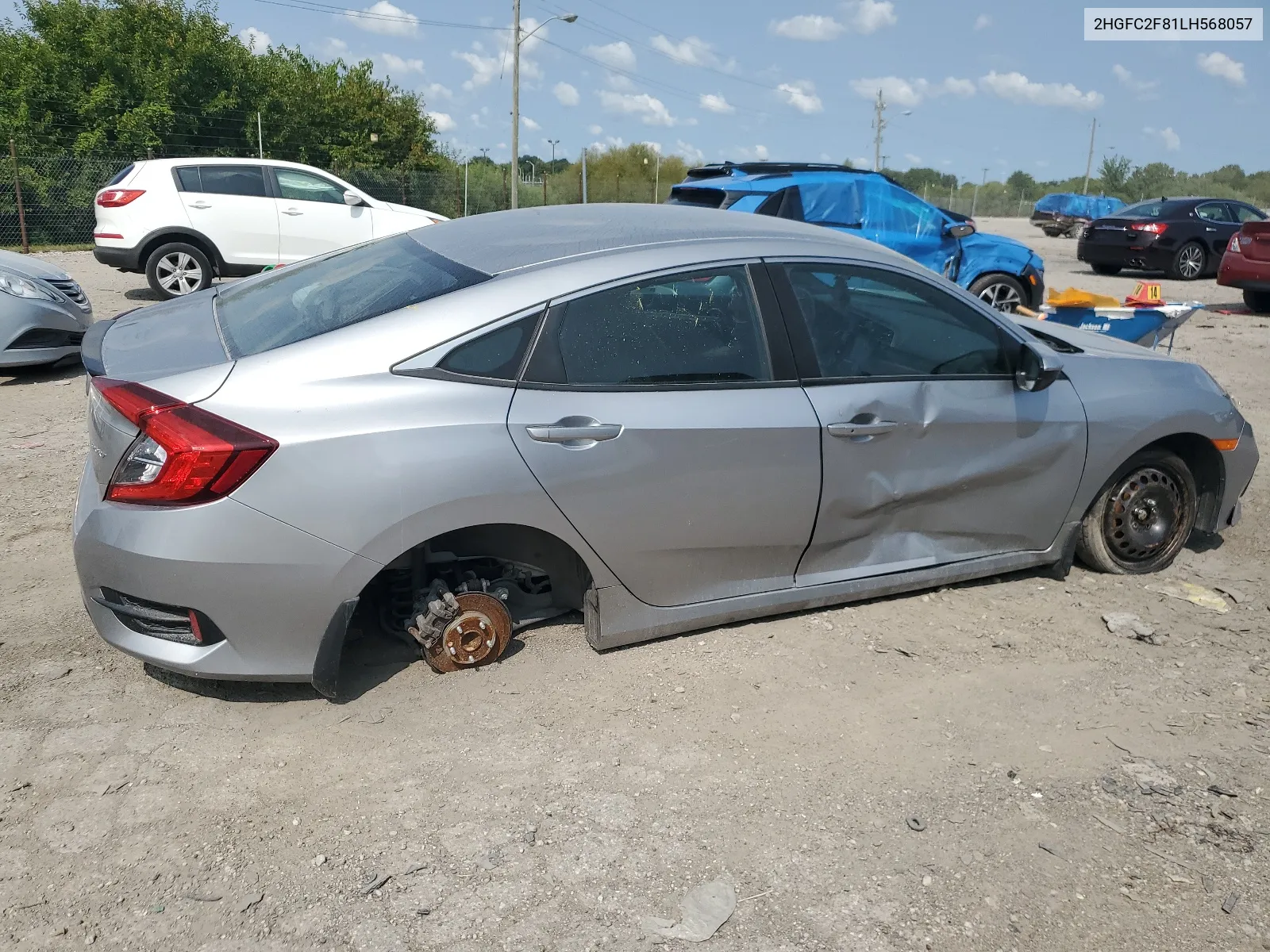 2020 Honda Civic Sport VIN: 2HGFC2F81LH568057 Lot: 68217734