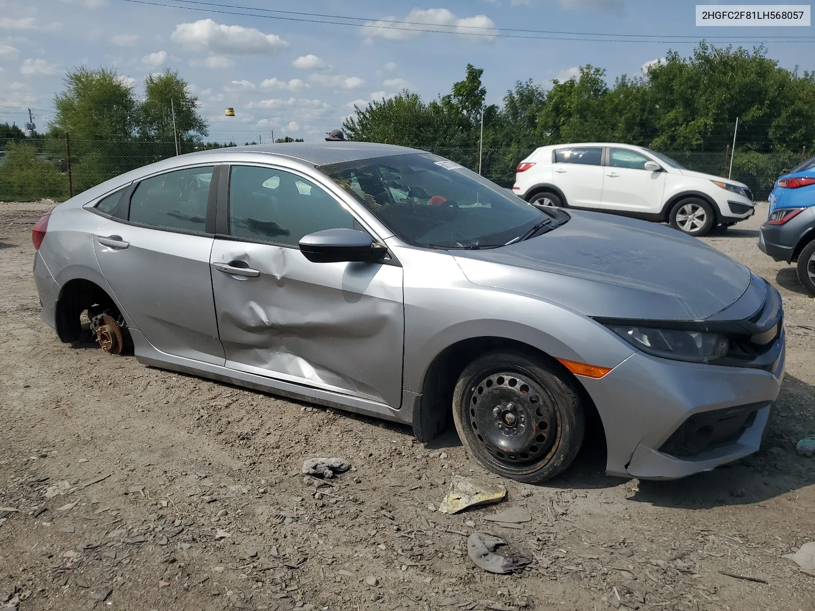 2020 Honda Civic Sport VIN: 2HGFC2F81LH568057 Lot: 68217734