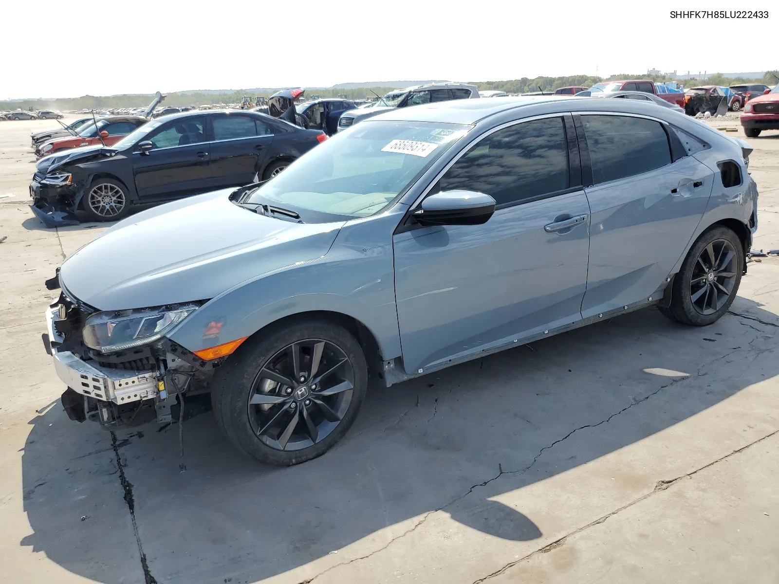 2020 Honda Civic Exl VIN: SHHFK7H85LU222433 Lot: 68509314