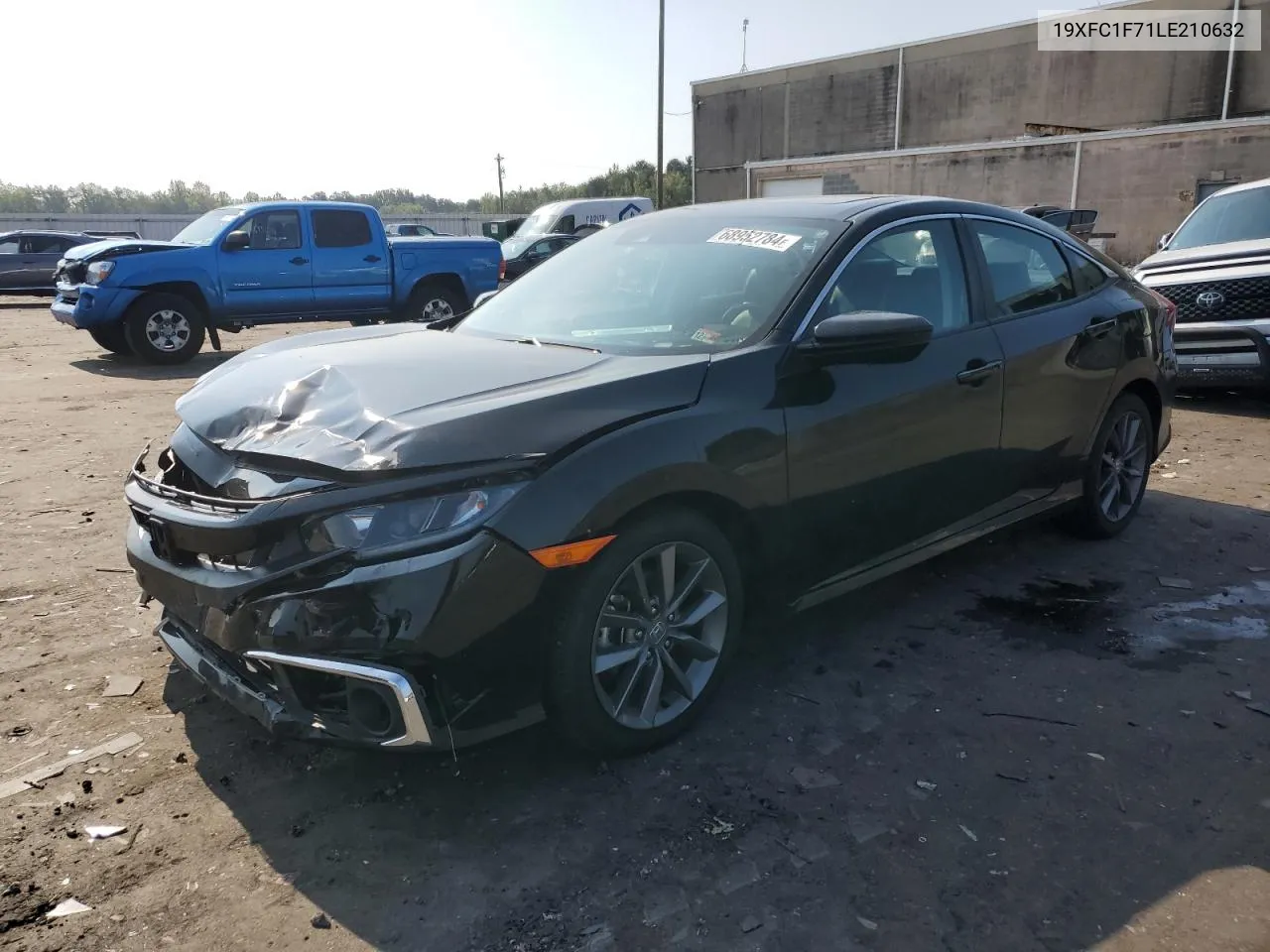 2020 Honda Civic Exl VIN: 19XFC1F71LE210632 Lot: 68952784