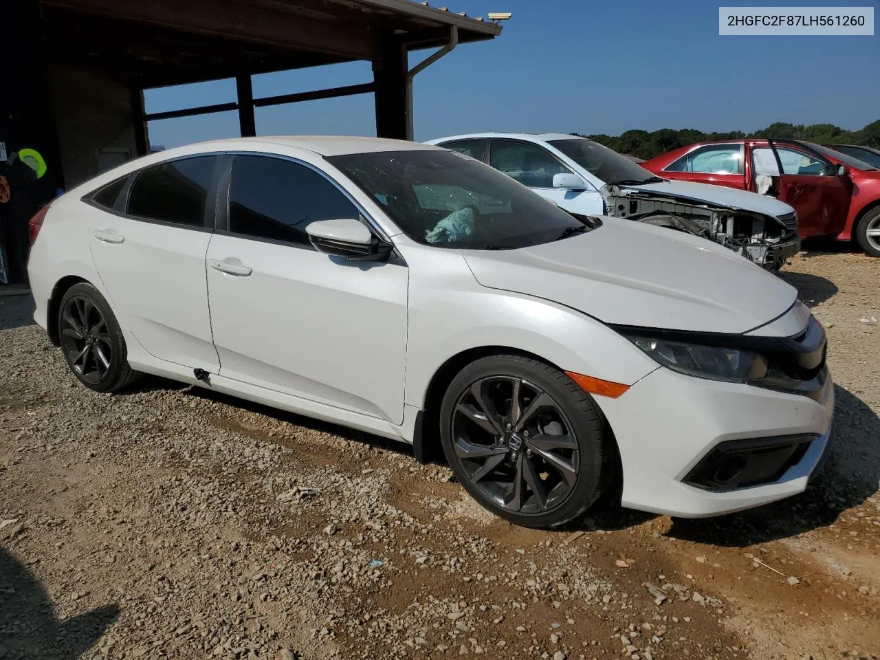 2020 Honda Civic Sport VIN: 2HGFC2F87LH561260 Lot: 69204684