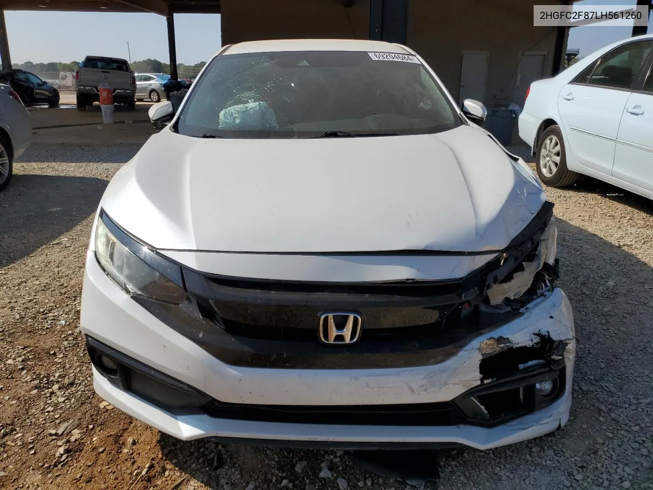 2020 Honda Civic Sport VIN: 2HGFC2F87LH561260 Lot: 69204684