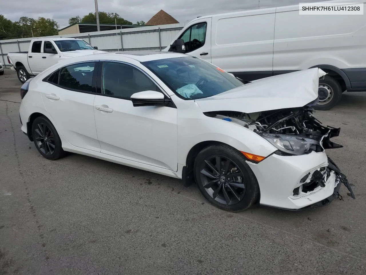 2020 Honda Civic Ex VIN: SHHFK7H61LU412308 Lot: 69216034