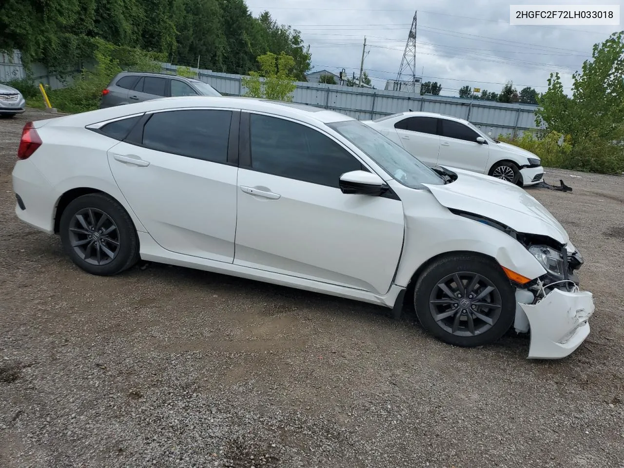 2020 Honda Civic Ex VIN: 2HGFC2F72LH033018 Lot: 69237344