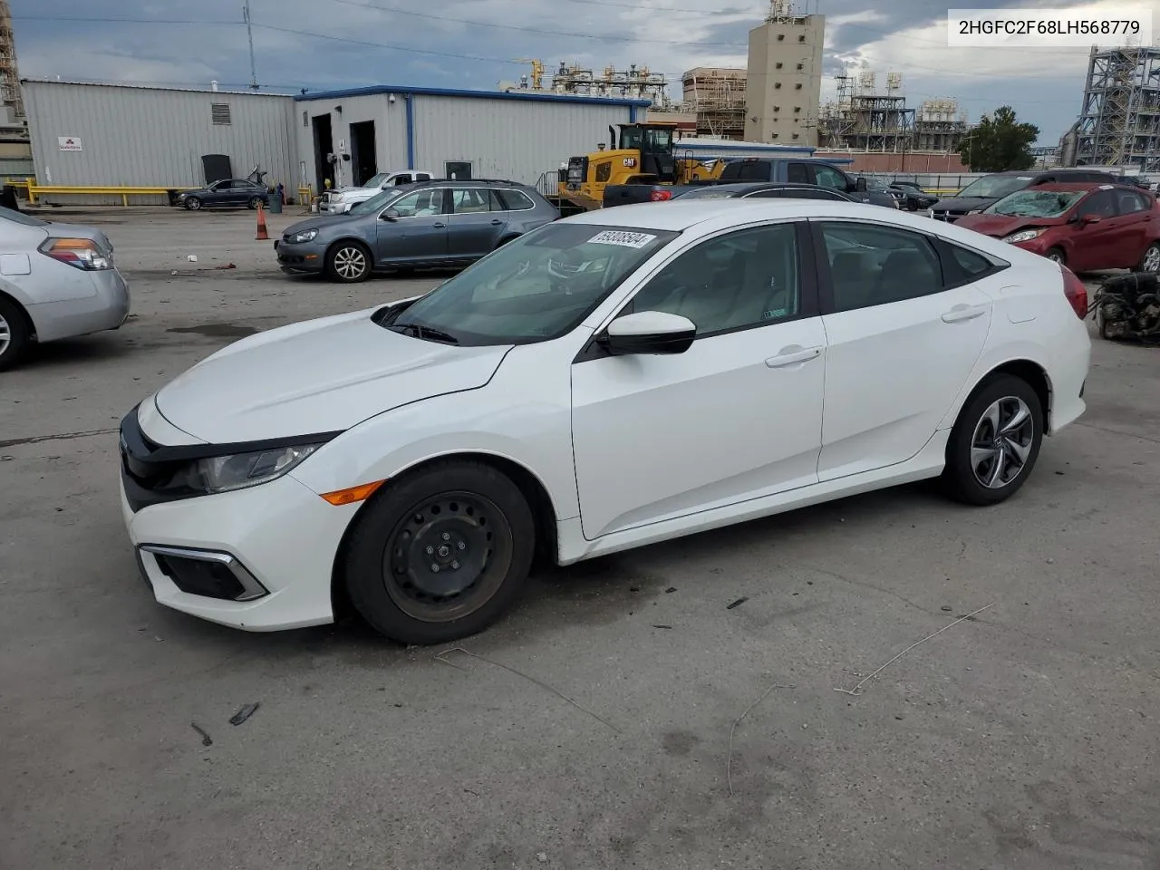 2020 Honda Civic Lx VIN: 2HGFC2F68LH568779 Lot: 69308504