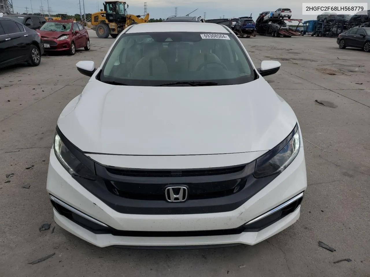 2020 Honda Civic Lx VIN: 2HGFC2F68LH568779 Lot: 69308504