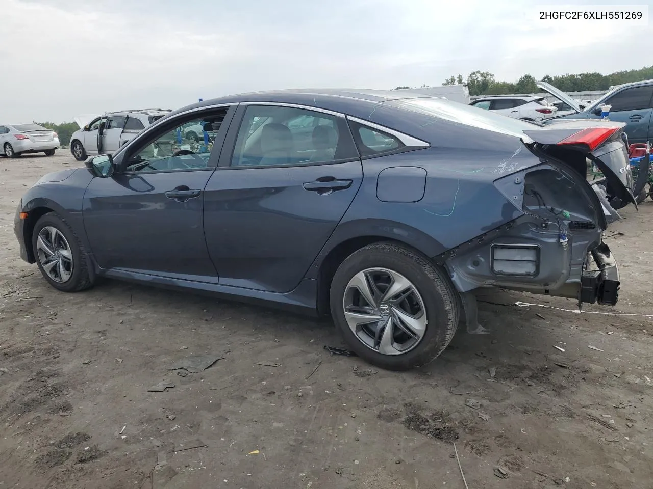 2020 Honda Civic Lx VIN: 2HGFC2F6XLH551269 Lot: 69340524