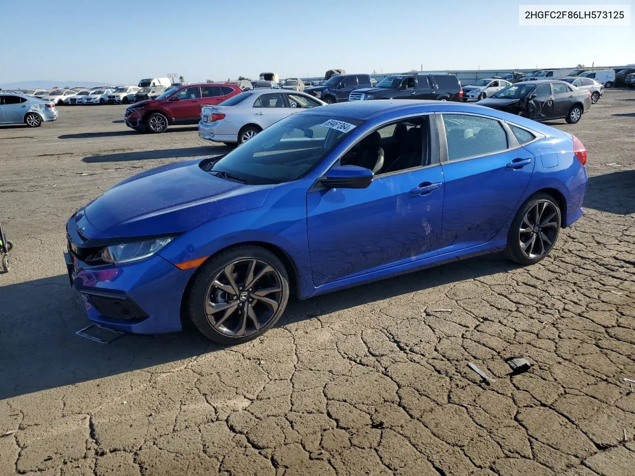 2020 Honda Civic Sport VIN: 2HGFC2F86LH573125 Lot: 69461364