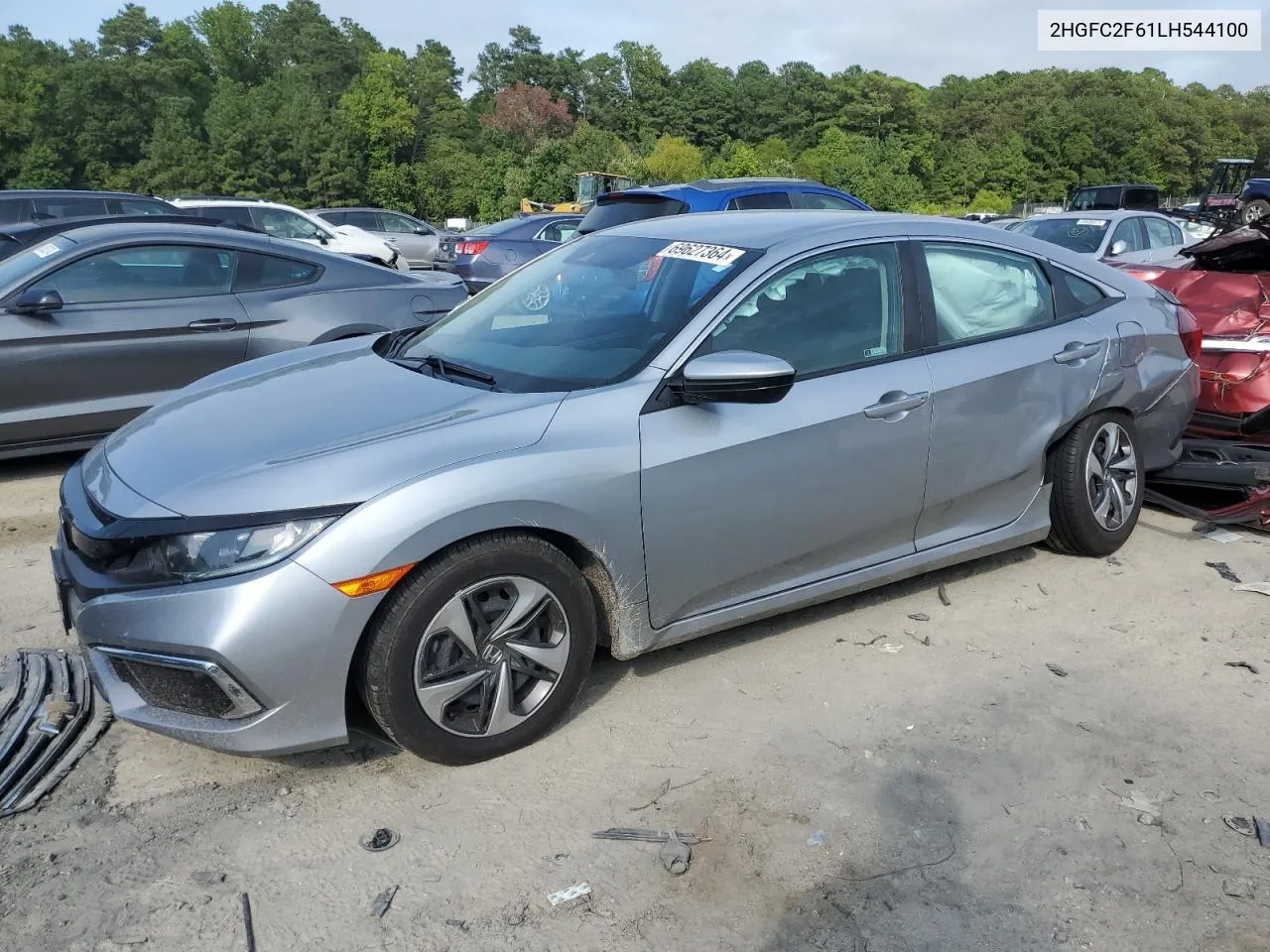 2020 Honda Civic Lx VIN: 2HGFC2F61LH544100 Lot: 69627364