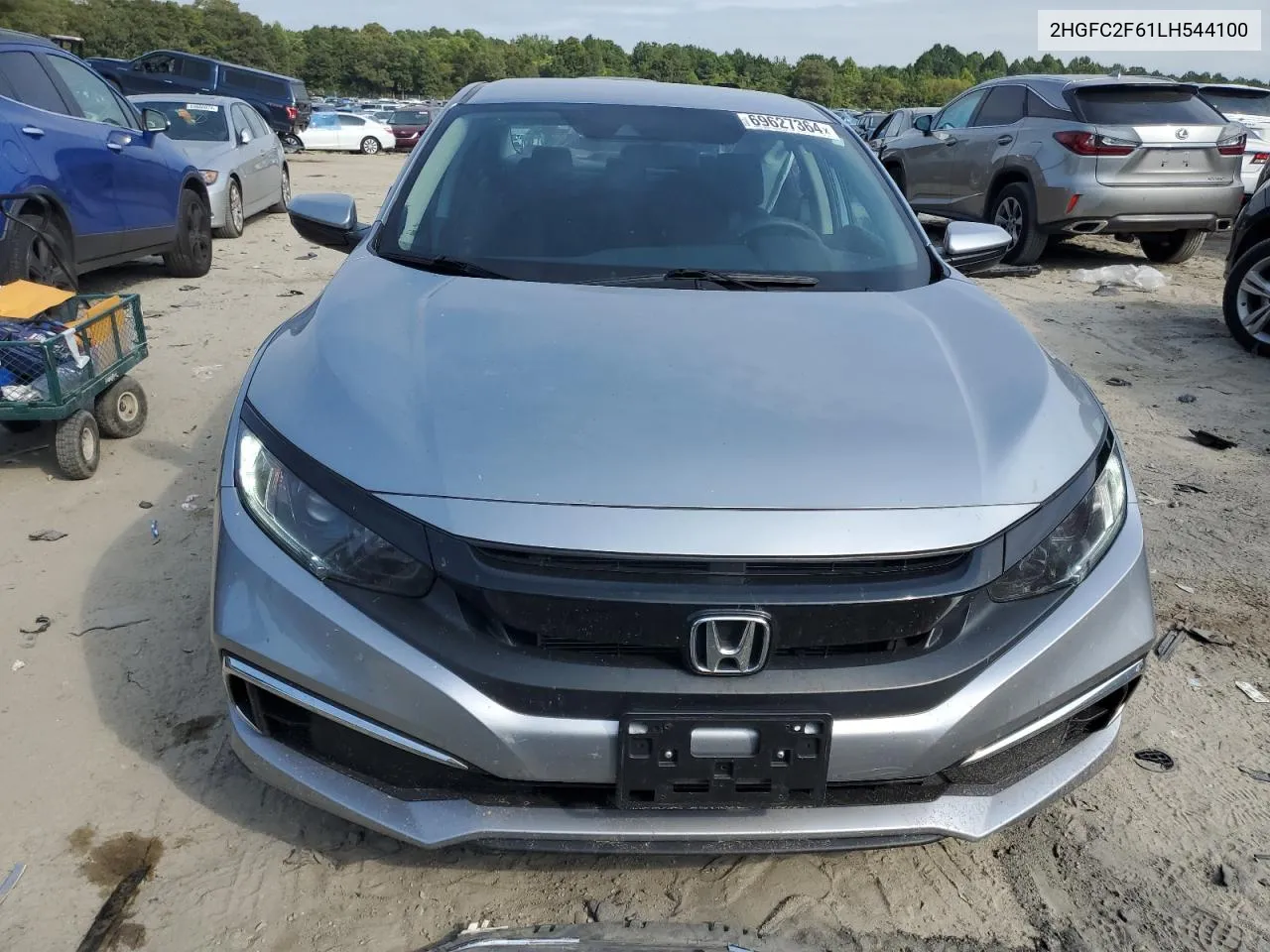 2020 Honda Civic Lx VIN: 2HGFC2F61LH544100 Lot: 69627364