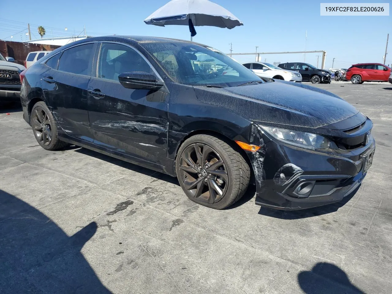 2020 Honda Civic Sport VIN: 19XFC2F82LE200626 Lot: 69650924