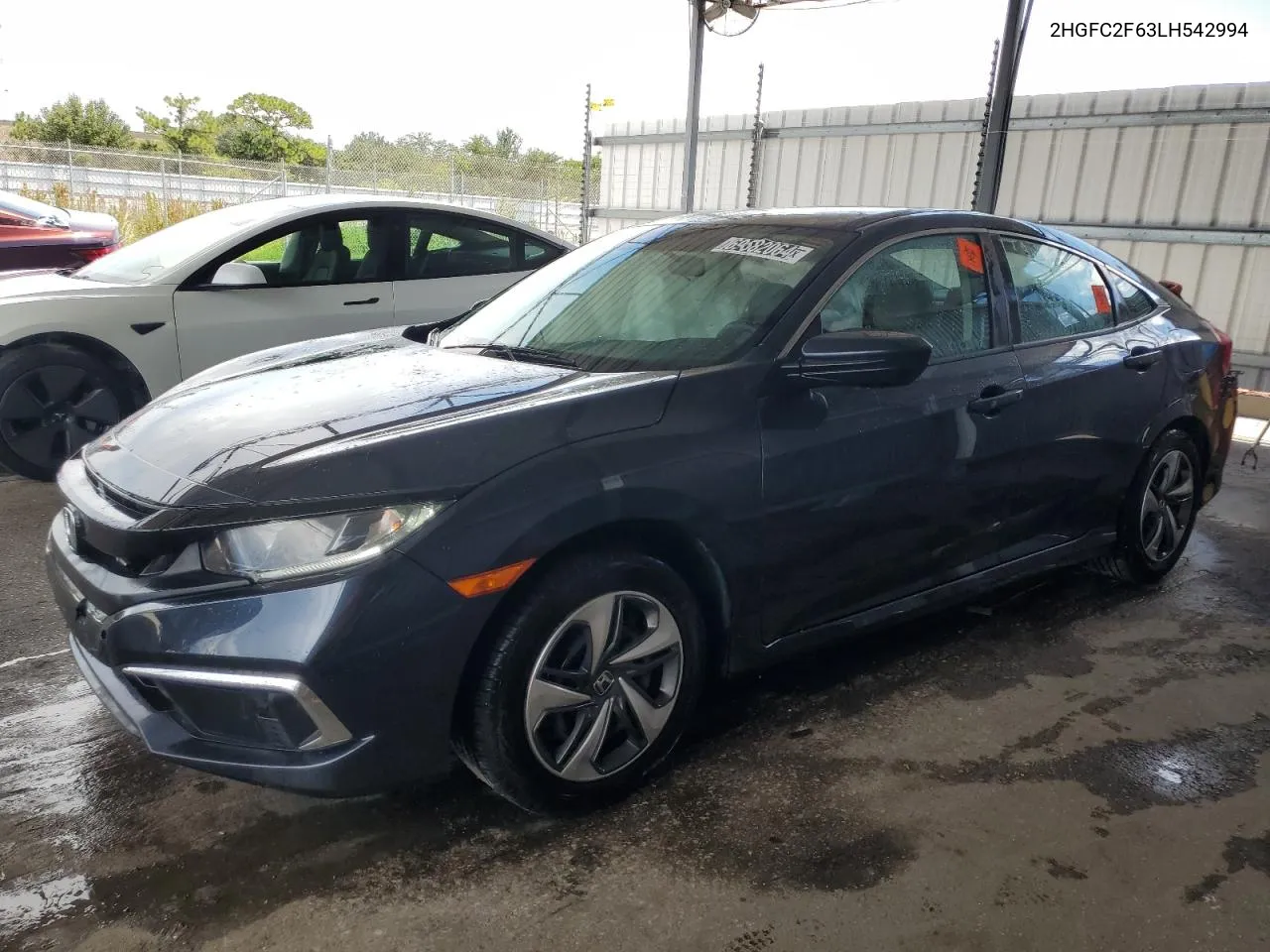 2020 Honda Civic Lx VIN: 2HGFC2F63LH542994 Lot: 69682064