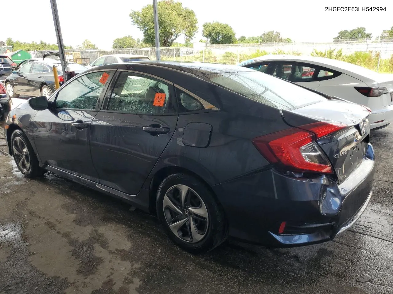 2020 Honda Civic Lx VIN: 2HGFC2F63LH542994 Lot: 69682064