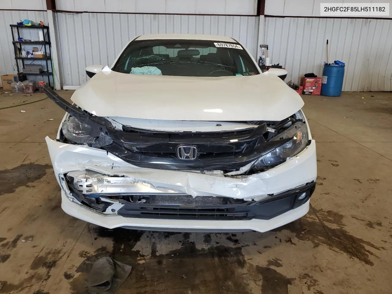 2020 Honda Civic Sport VIN: 2HGFC2F85LH511182 Lot: 69787654