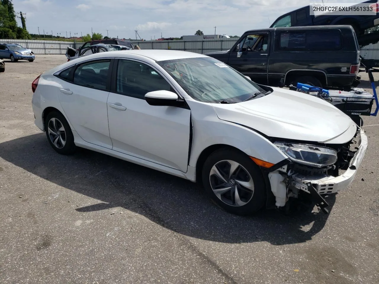 2HGFC2F6XLH561333 2020 Honda Civic Lx