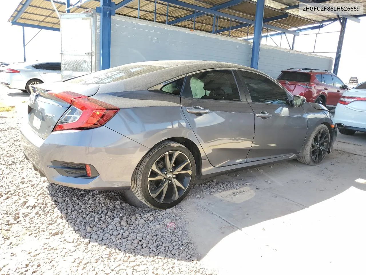 2020 Honda Civic Sport VIN: 2HGFC2F86LH526659 Lot: 69832864