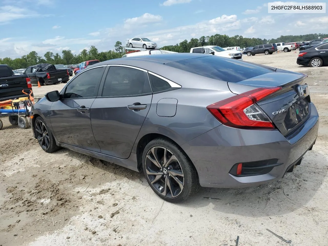 2020 Honda Civic Sport VIN: 2HGFC2F84LH588903 Lot: 69904414