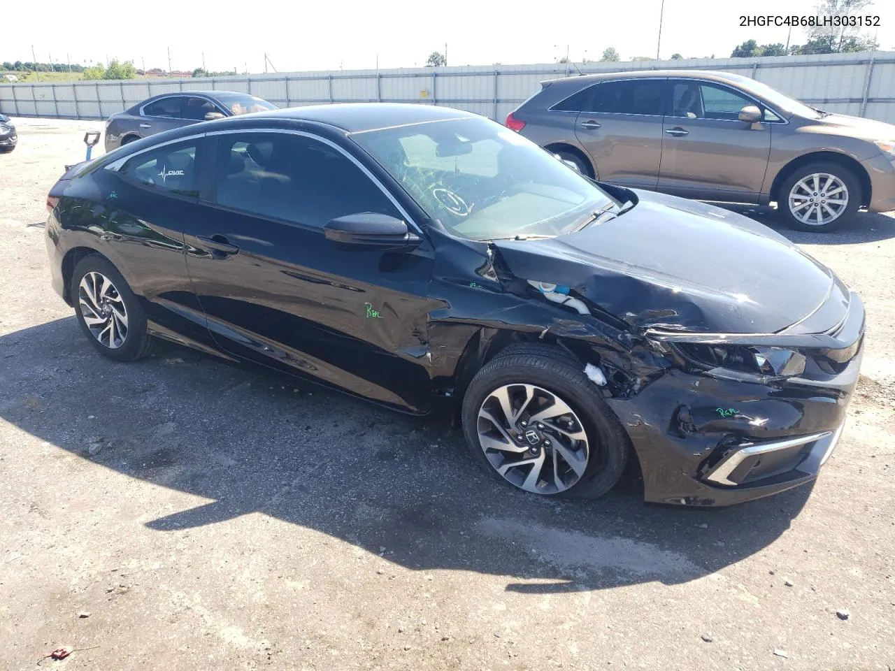 2020 Honda Civic Lx VIN: 2HGFC4B68LH303152 Lot: 69925014