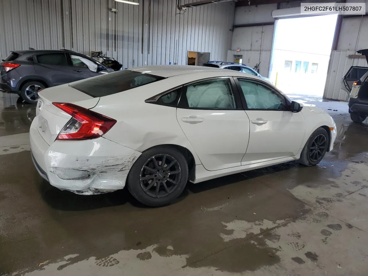 2020 Honda Civic Lx VIN: 2HGFC2F61LH507807 Lot: 70087374