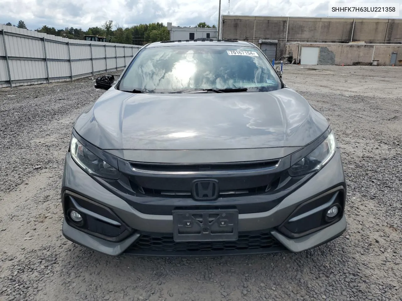 2020 Honda Civic Ex VIN: SHHFK7H63LU221358 Lot: 70167154