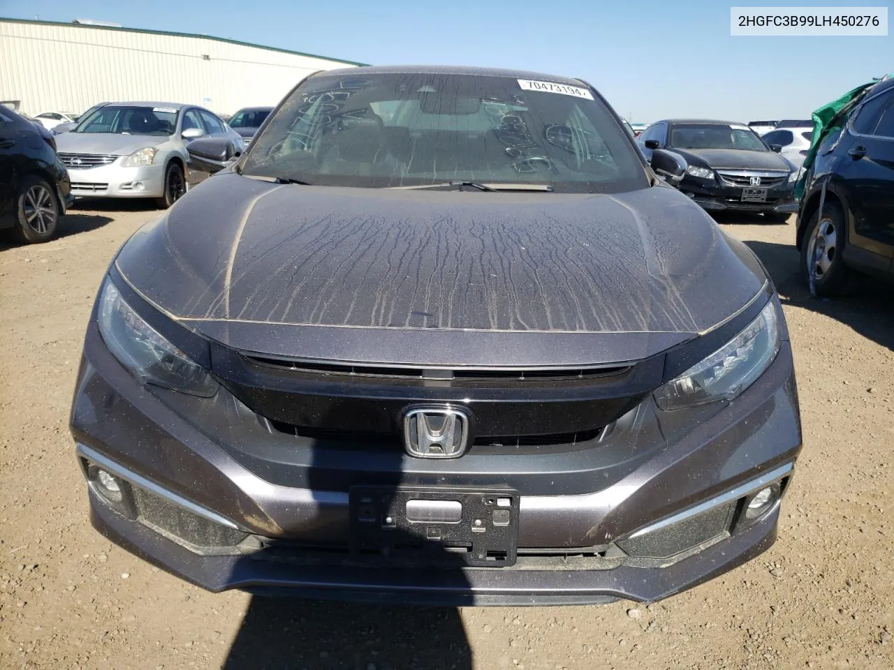 2020 Honda Civic Touring VIN: 2HGFC3B99LH450276 Lot: 70473194