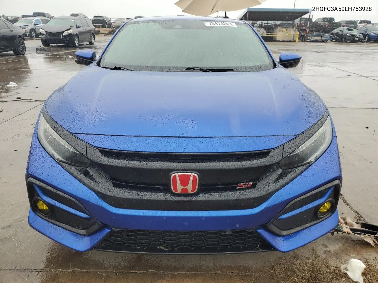 2020 Honda Civic Si VIN: 2HGFC3A59LH753928 Lot: 70474884