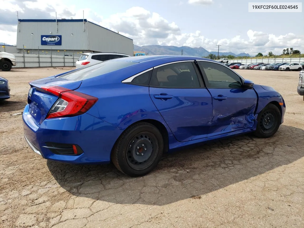 2020 Honda Civic Lx VIN: 19XFC2F60LE024545 Lot: 70483424