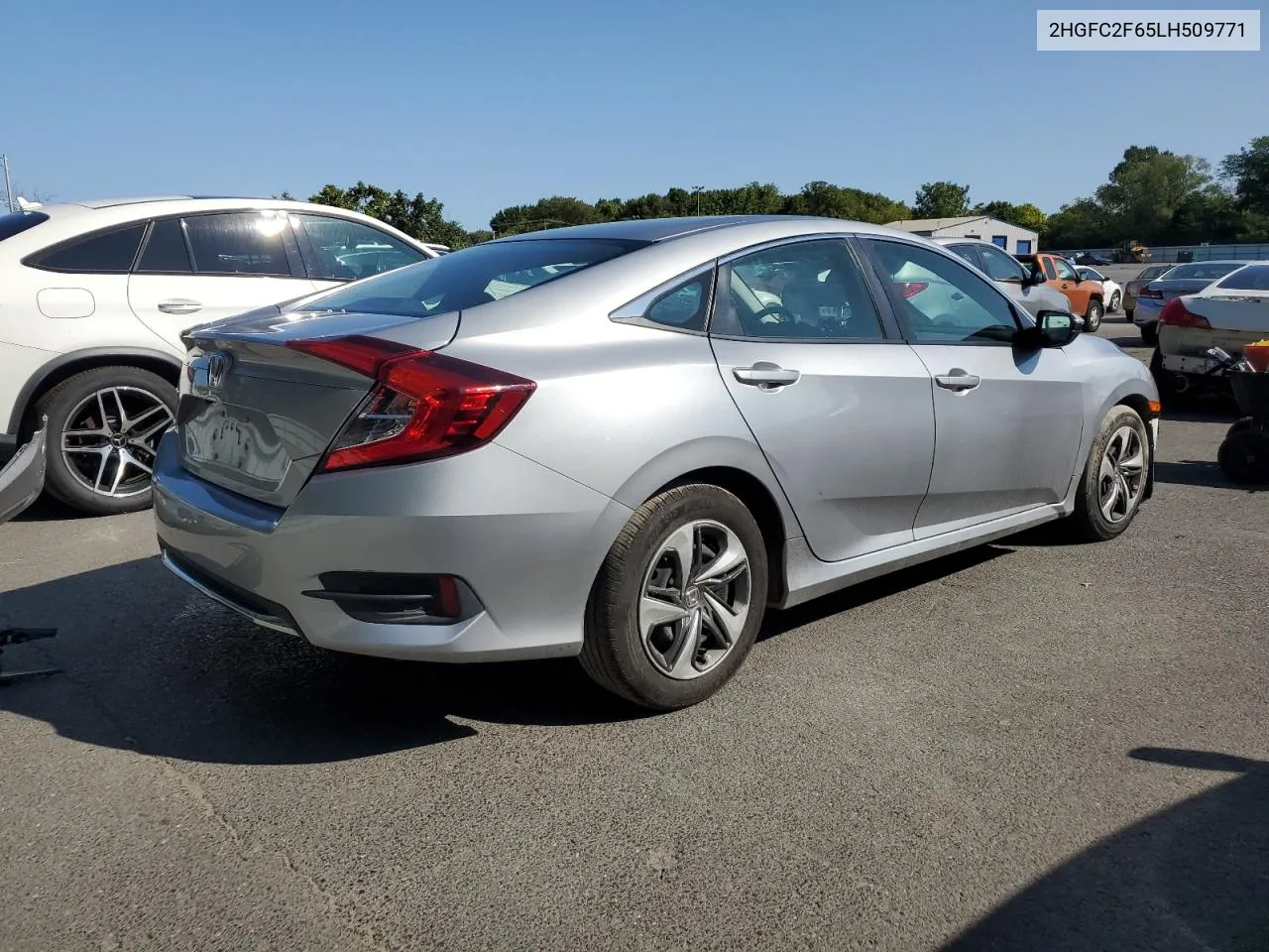 2020 Honda Civic Lx VIN: 2HGFC2F65LH509771 Lot: 70485884