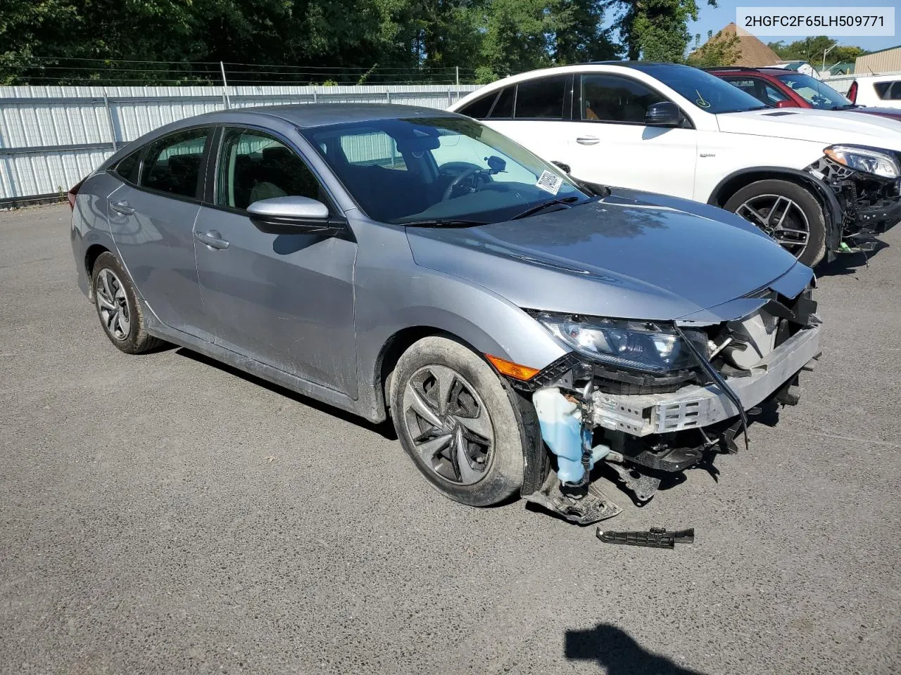 2020 Honda Civic Lx VIN: 2HGFC2F65LH509771 Lot: 70485884