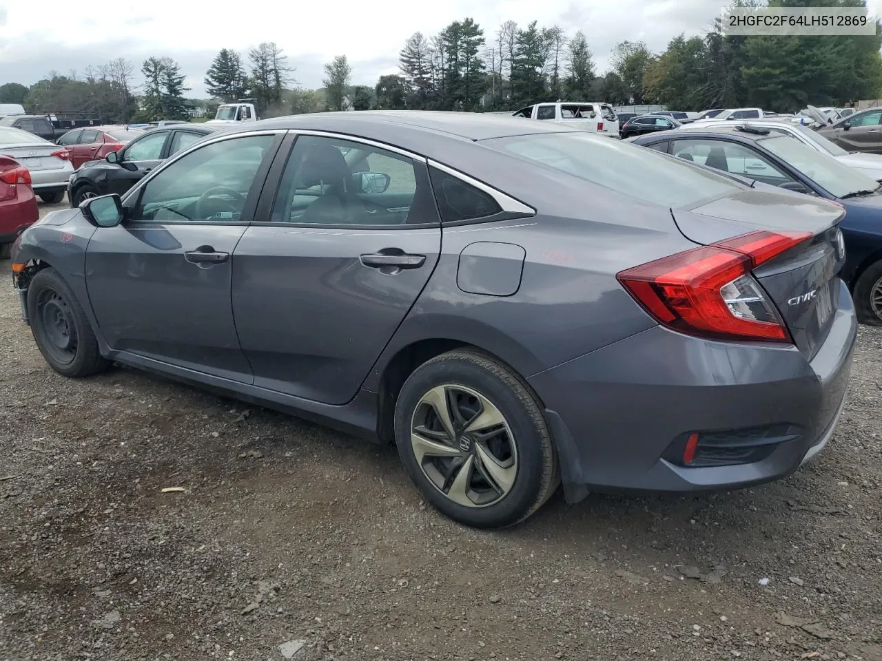 2020 Honda Civic Lx VIN: 2HGFC2F64LH512869 Lot: 70557814