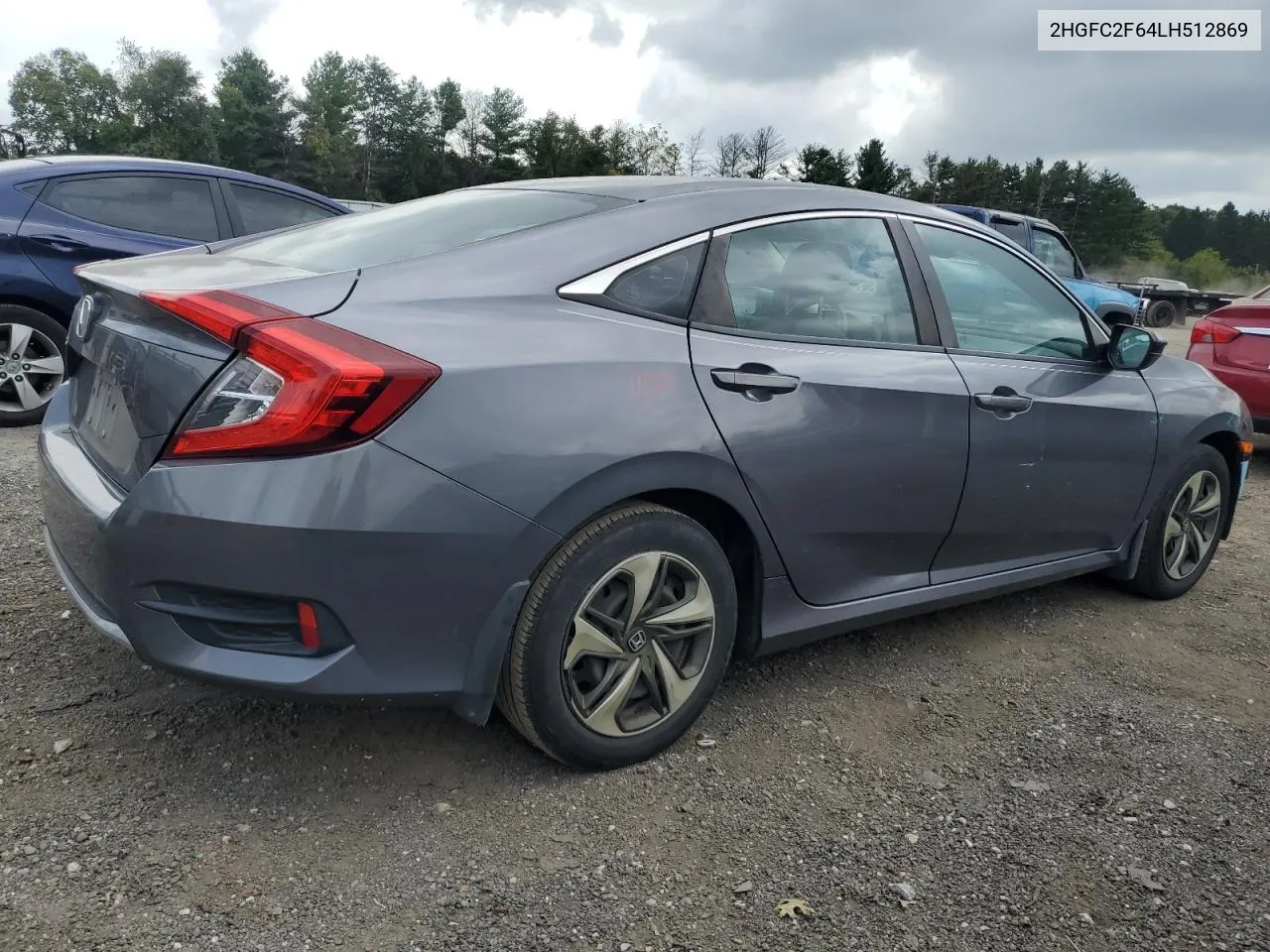 2020 Honda Civic Lx VIN: 2HGFC2F64LH512869 Lot: 70557814