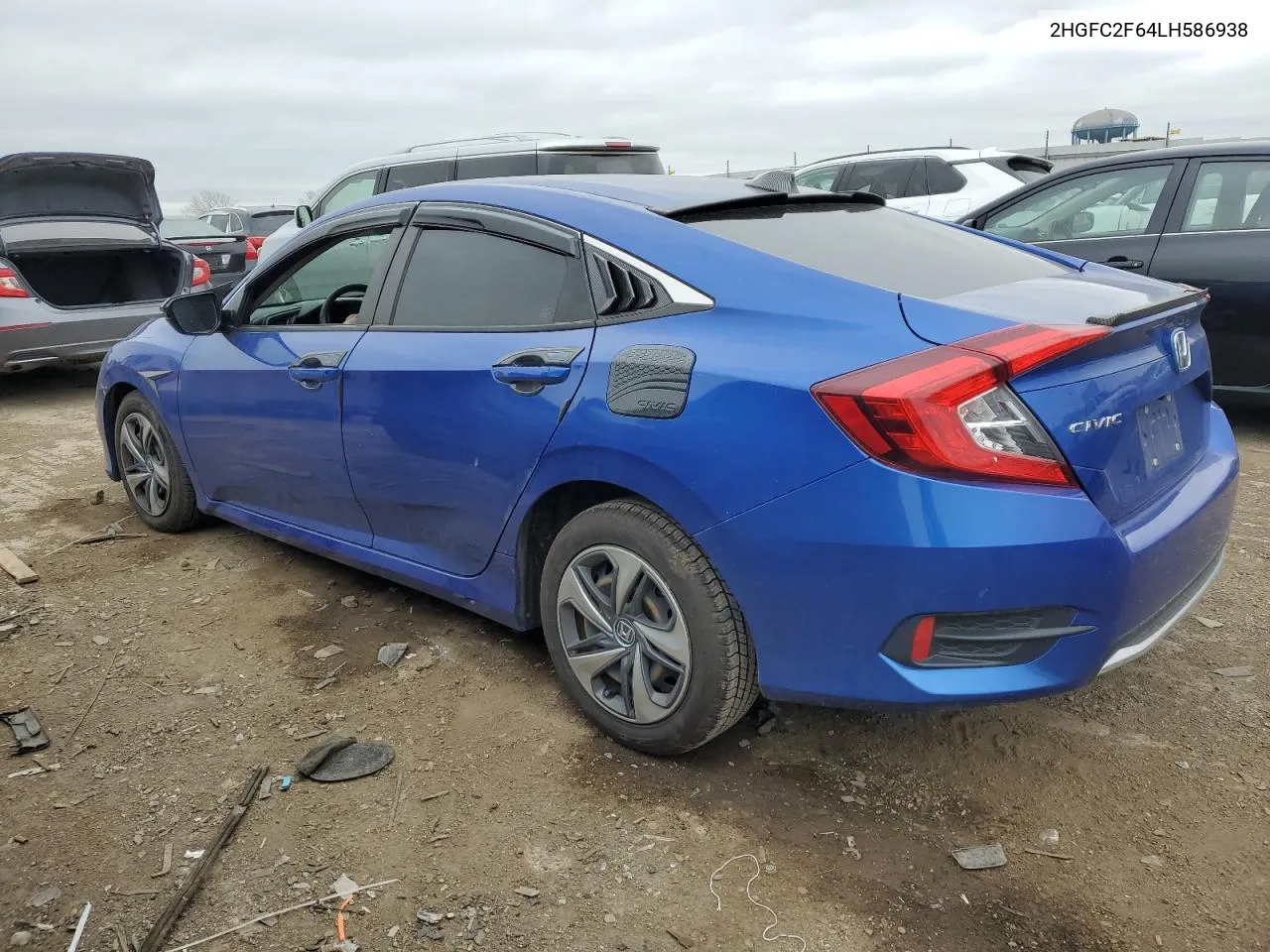 2020 Honda Civic Lx VIN: 2HGFC2F64LH586938 Lot: 70605744