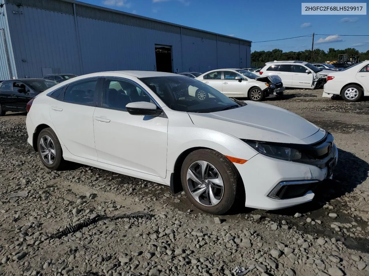 2020 Honda Civic Lx VIN: 2HGFC2F68LH529917 Lot: 70677984