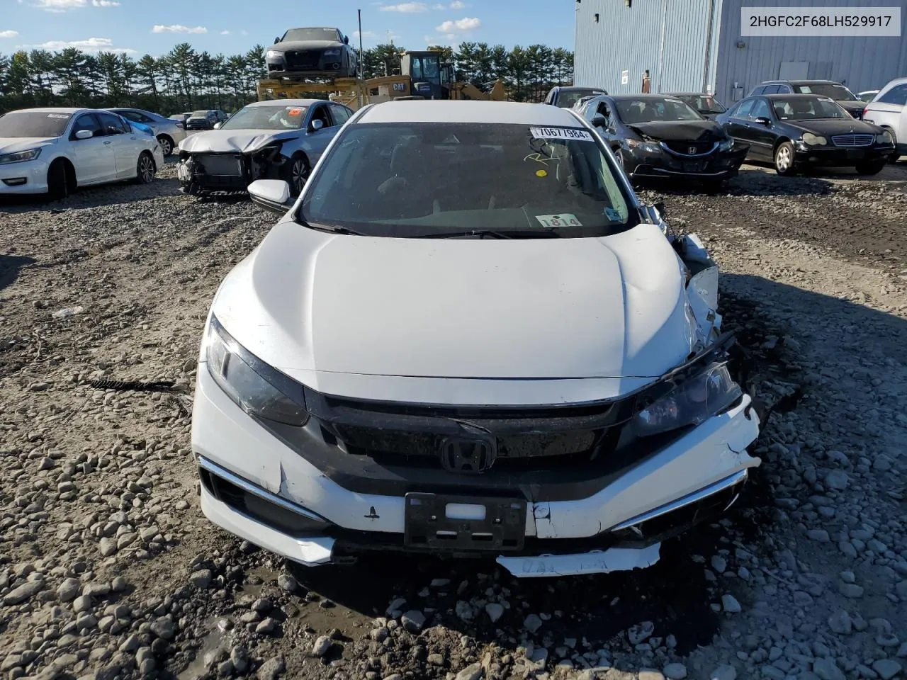 2020 Honda Civic Lx VIN: 2HGFC2F68LH529917 Lot: 70677984