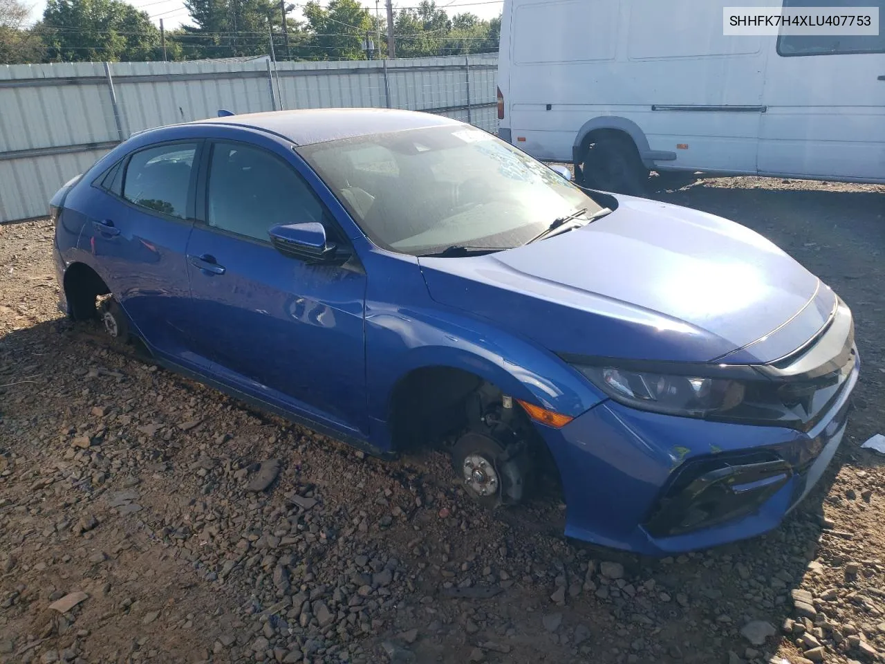 2020 Honda Civic Sport VIN: SHHFK7H4XLU407753 Lot: 70803864