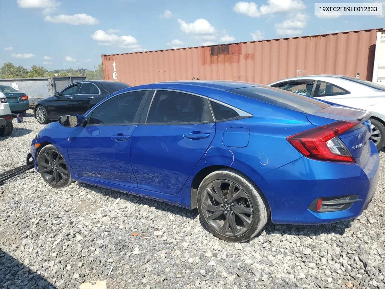 2020 Honda Civic Sport VIN: 19XFC2F89LE012833 Lot: 70838344