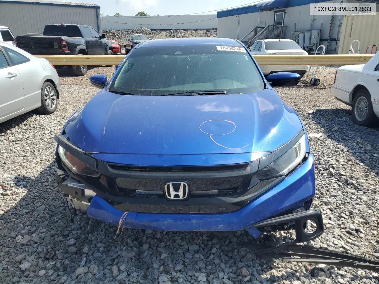 2020 Honda Civic Sport VIN: 19XFC2F89LE012833 Lot: 70838344