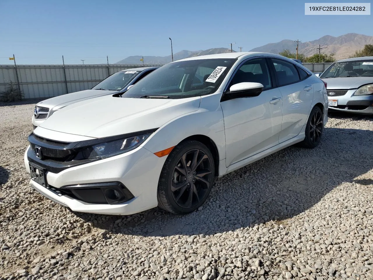 2020 Honda Civic Sport VIN: 19XFC2E81LE024282 Lot: 70849254